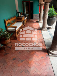 Enchape de ladrillo rococho