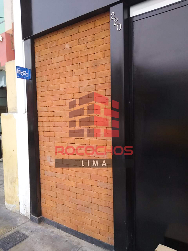 Enchape de ladrillo rococho